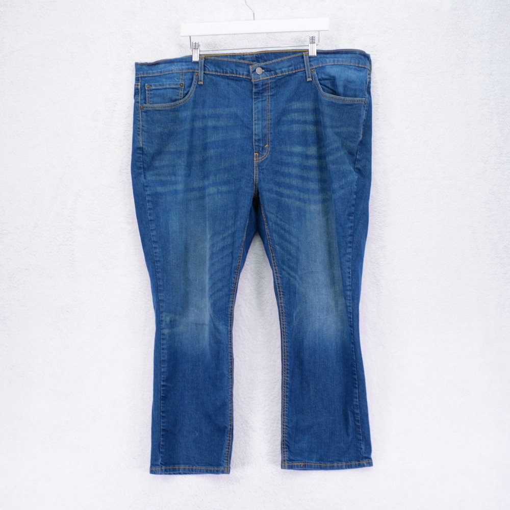 Levi's 541 Men's Blue Denim Jeans Athletic Taper High Rise 47 / 30 Stone Wash Wh